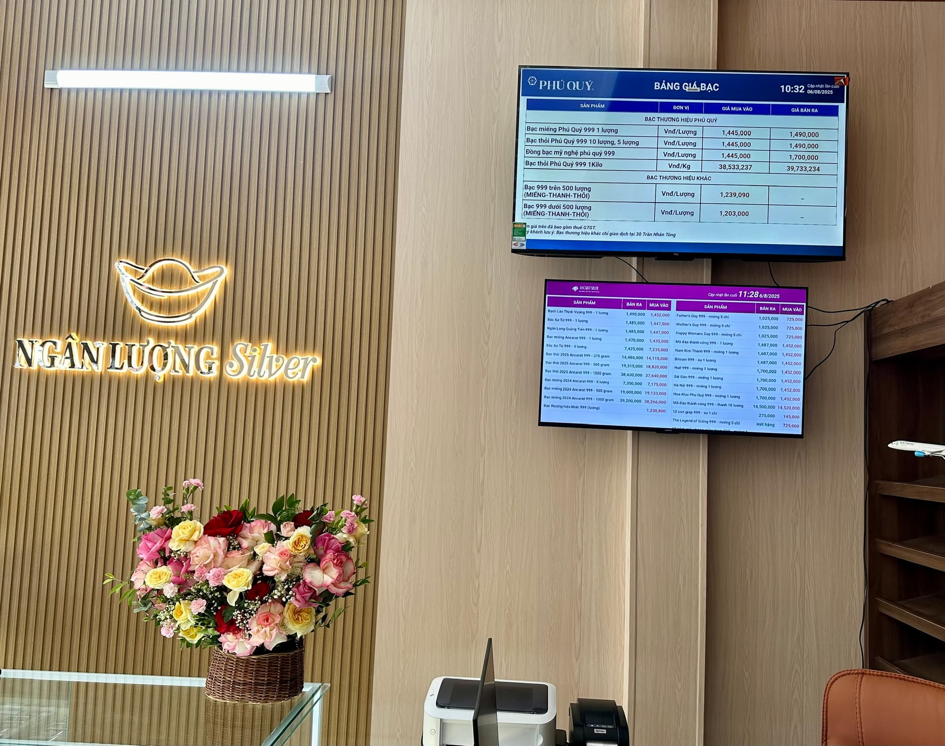 Chứng nhận và giấy tờ đầu tư bạc chính thức